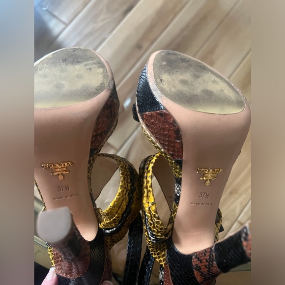 Prada Snakeskin Heels - Picture 6 of 11